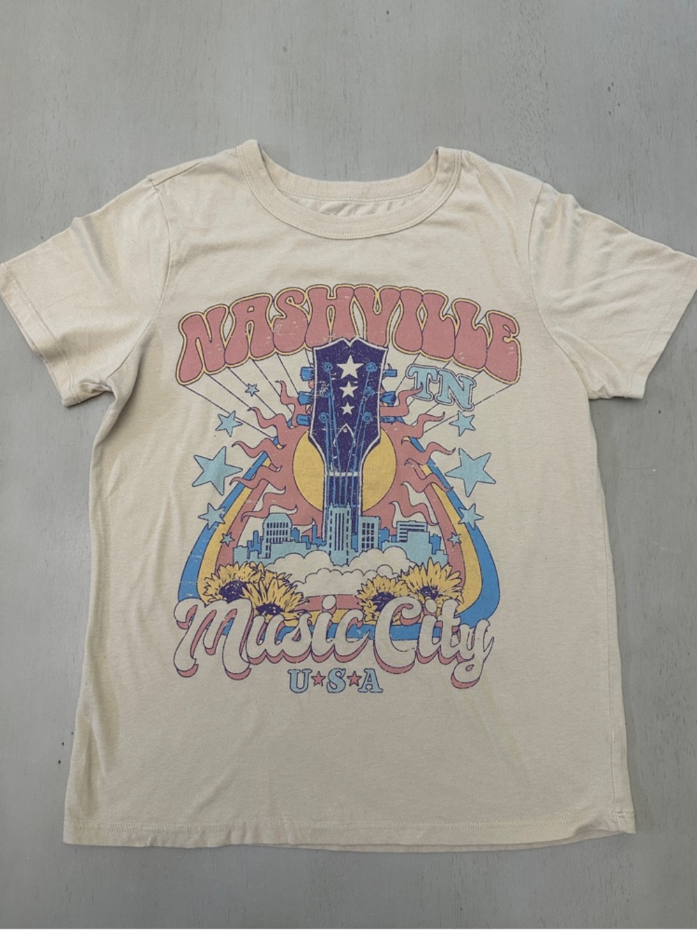 Zoe + Liv Nashville Music City Graphic T-Shirt